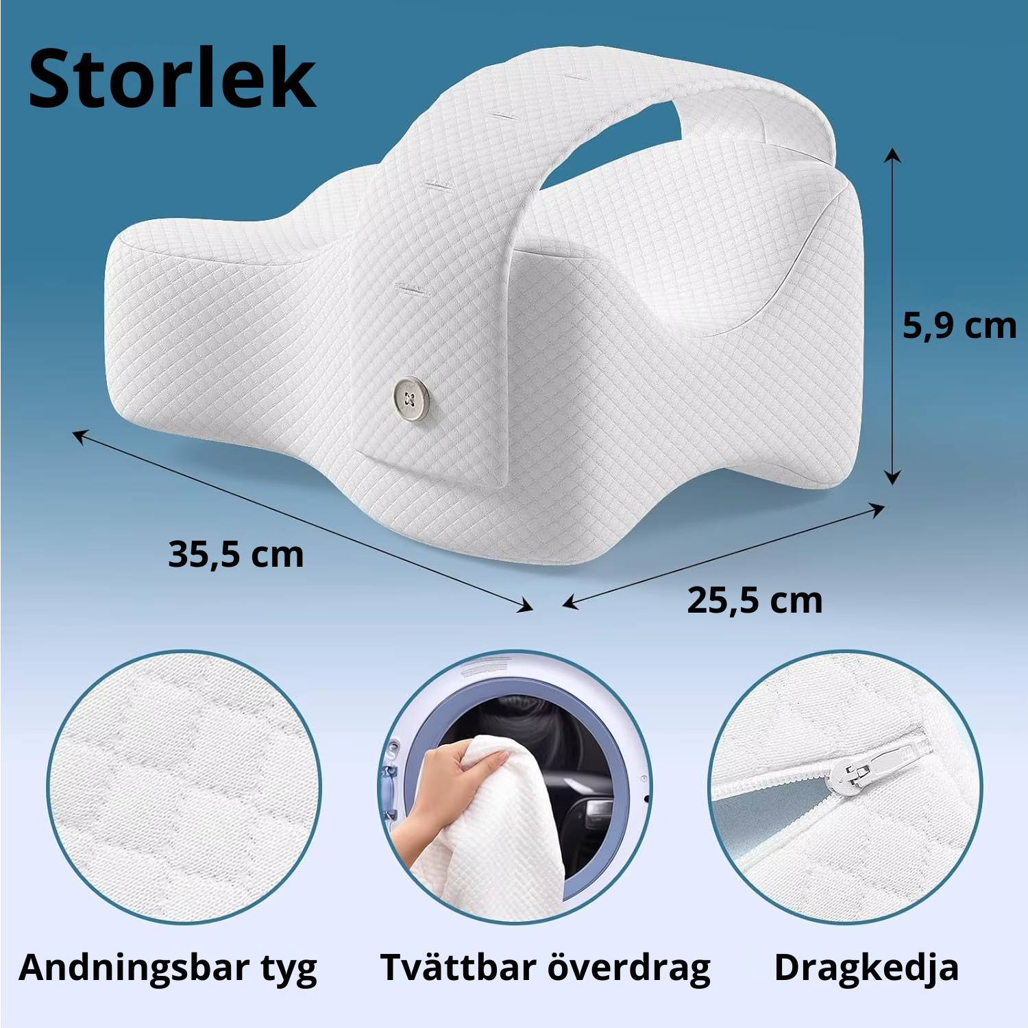 Nordic Rest  Tryckavlastande kudde