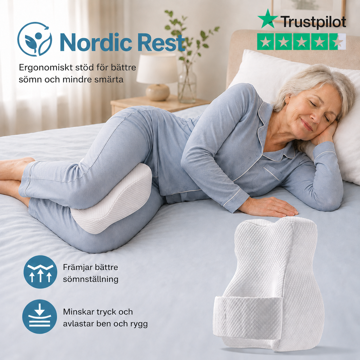 Nordic Rest  Tryckavlastande kudde